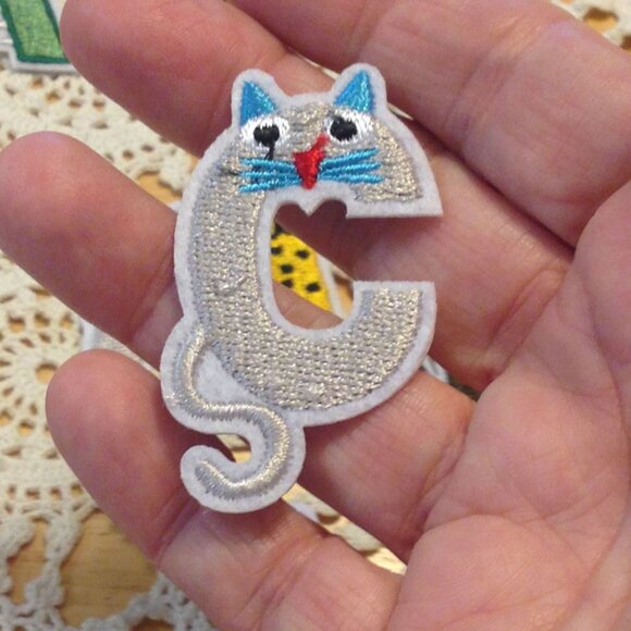 Adorable alphabetc iron on/ sew on patches bundle - Picture 7 of 10